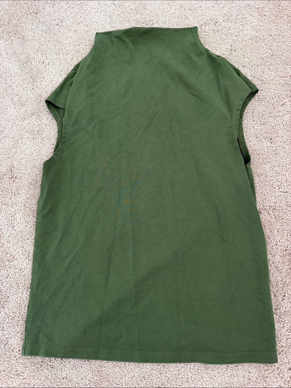 Women’s Green Mock Neck Top
